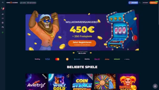 NineCasino_Desktop_Screenshot_1