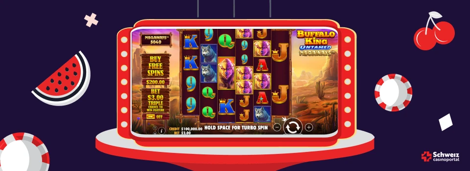 Buffalo king slot mobile screenshot Buffalo King Untamed Megaways slot mobile screenshot