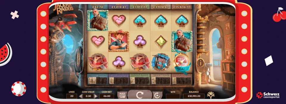 Jackpot Raiders Mobile Screenshot