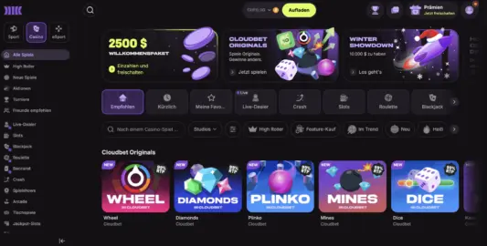 Cloudbet Screenshot 1