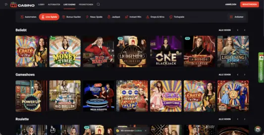 N1 Casino Screenshot 3
